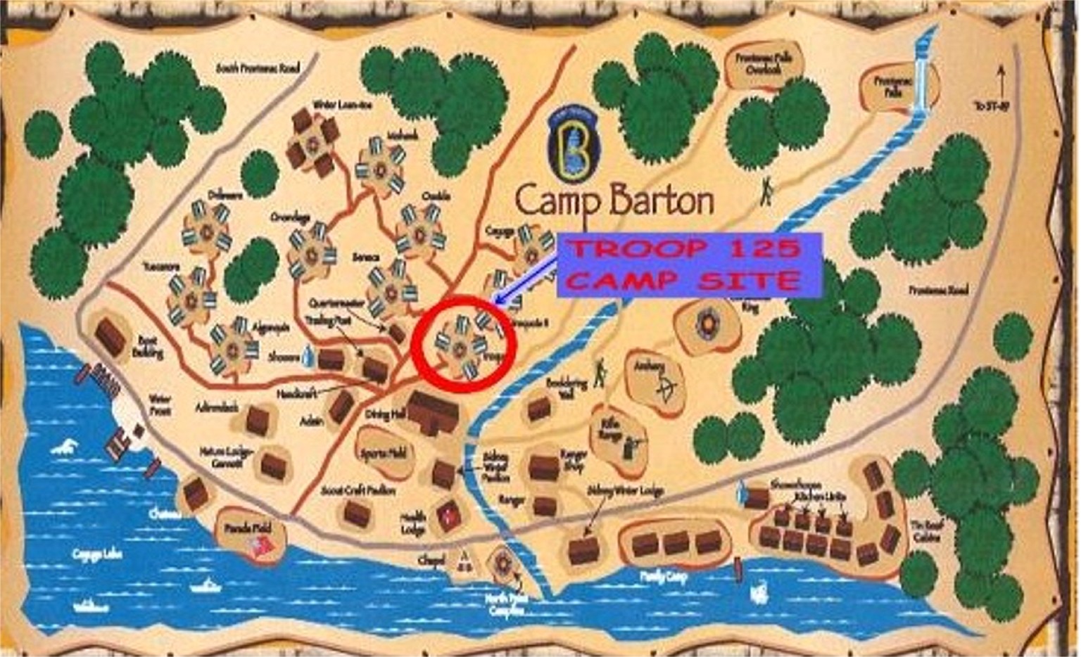 Troop 125 Favorite Campsites